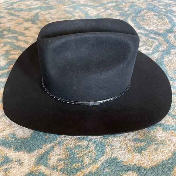 Resistol Black 4in Brim Cowboy Hat - Picture 4 of 8